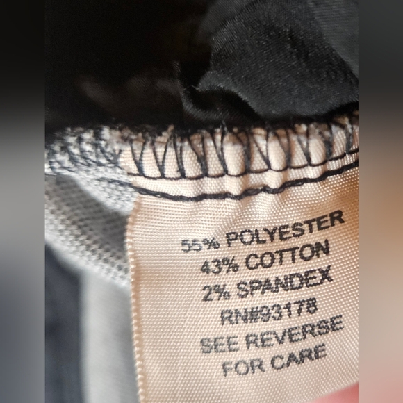 Philosophy Womens Black And White Plaid Straight Leg Button Up Pants Size 10 - Picture 5 of 12